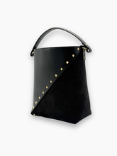 Borsa A Secchiello Rockstud In Pelle Nera -  | dBlank