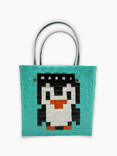 Blue Basketball Bag With Penguin Graphic -  | dBlank