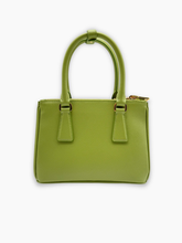 Borsa Mini Sac Galleria In Pelle Saffiano Verde - Verde | dBlank