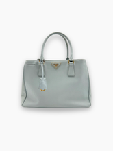 Borsa Grande Saffiano Lux Galleria Tote - Grigio | dBlank