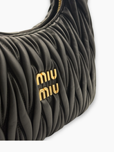 Borsa Nera Matelassé In Pelle Miu Miu - Nero | dBlank