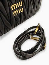 Borsa Nera Matelassé In Pelle Miu Miu - Nero | dBlank