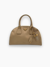 Borsa Saffiano Lux Bowling - Beige | dBlank