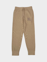 Pantaloni In Maglia Bambino Beige Con Logo Ricamato -  | dBlank