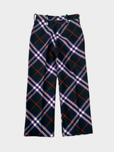 Pantaloni A Quadri In Lana Multicolor -  | Qlhype