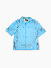Blue Leather Shirt -  | dBlank