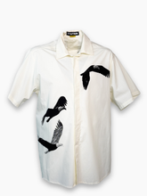 Camicia Ecru Con Aquile - Beige | Qlhype