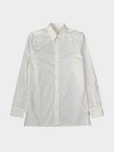 White Cotton Poplin Shirt -  | dBlank