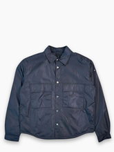 Navy padded shirt  -  | dBlank