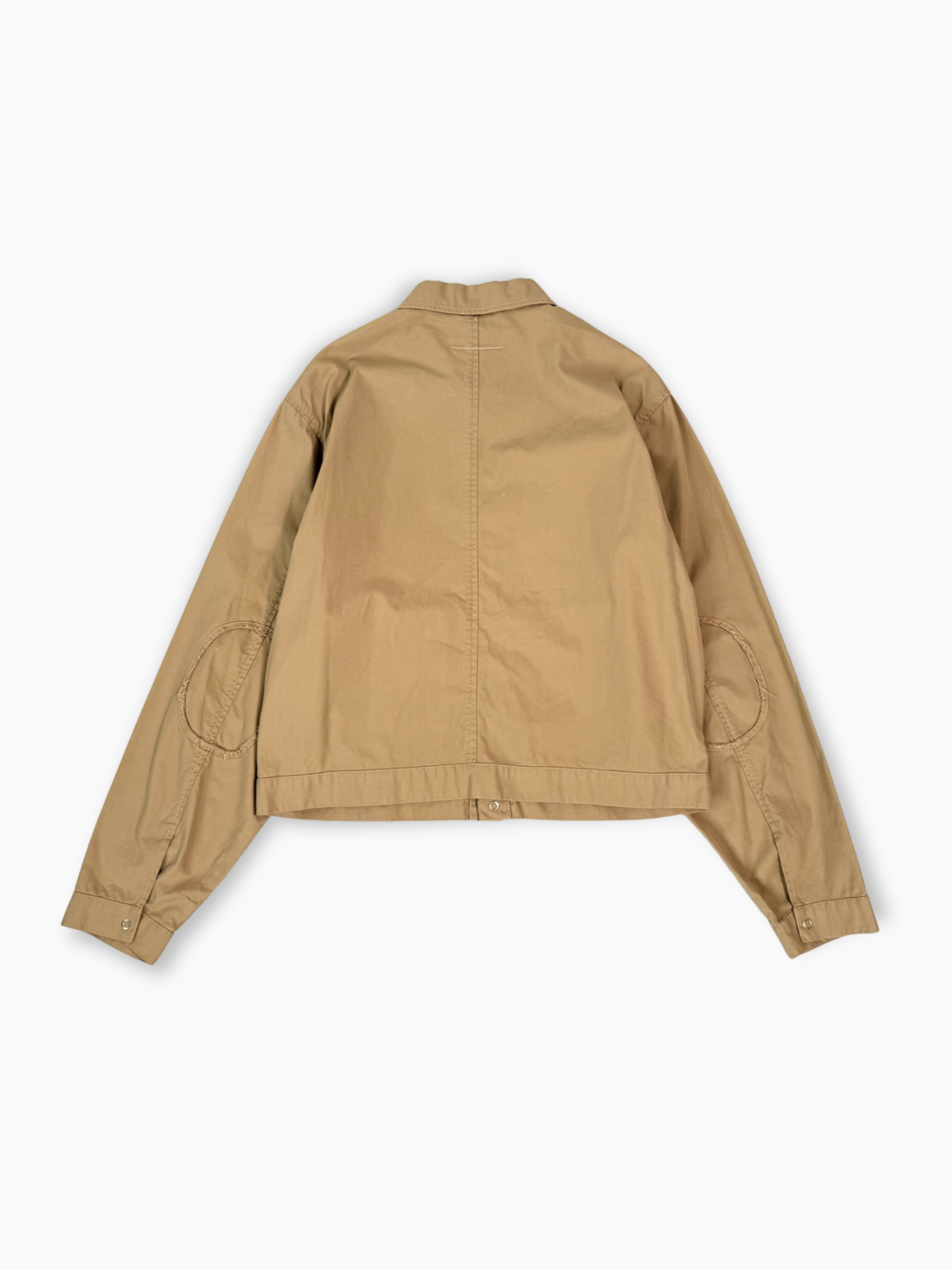 Camicia jacket beige MM6 Maison Margiela vista posteriore