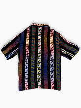 Camicia Nera Con Pattern Multicolor - Multicolore | dBlank