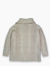 White Cable Knit Cardigan -  | Qlhype