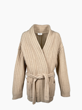 Cardigan In Maglia Con Cintura -  | Qlhype