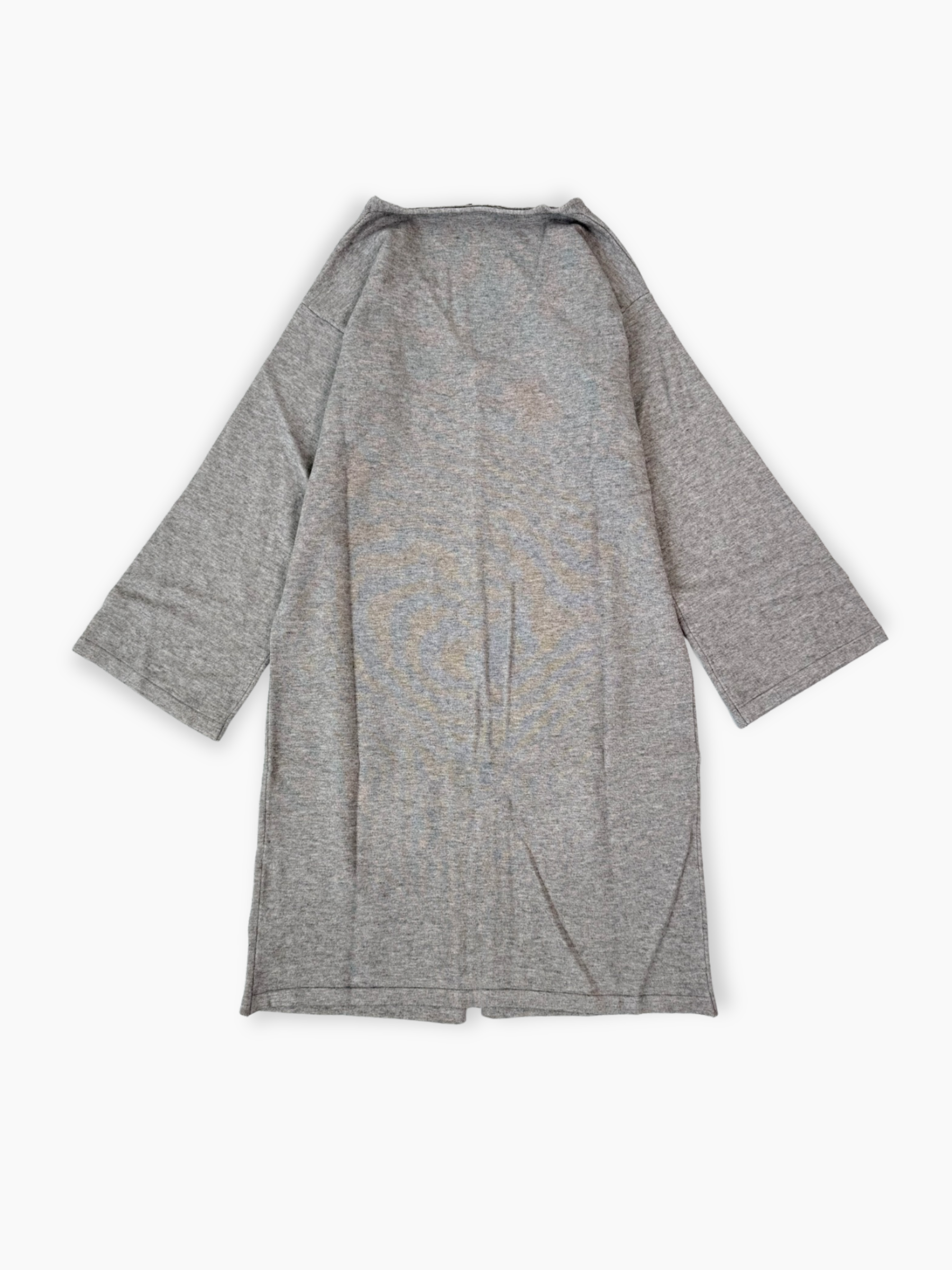 Cardigan grigio melange in viscosa Hinnominate con chiusura a bottone