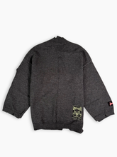 Cardigan Grigio Patchwork Zip - Grigio | dBlank