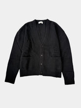 Cardigan Nero In Lana Spazzolata -  | dBlank