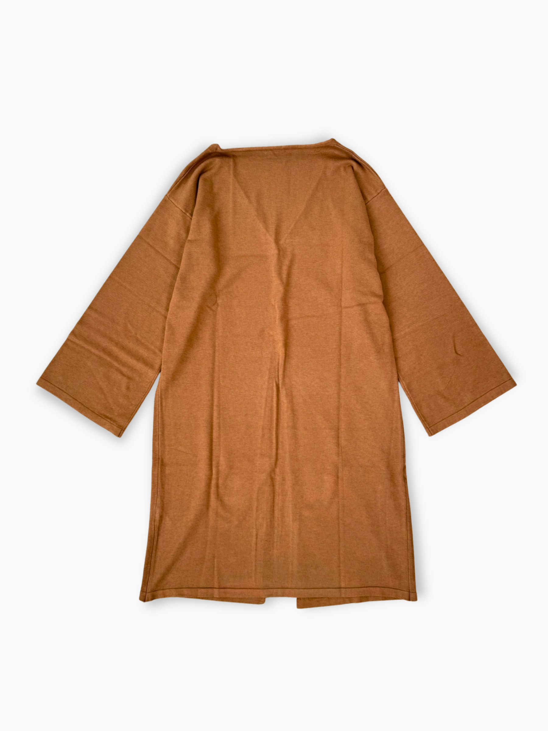 Cardigan lungo teddy in viscosa Hinnominate con chiusura a bottone singolo e maniche ampie