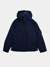 Blue Overshirt With Hood -  | dBlank