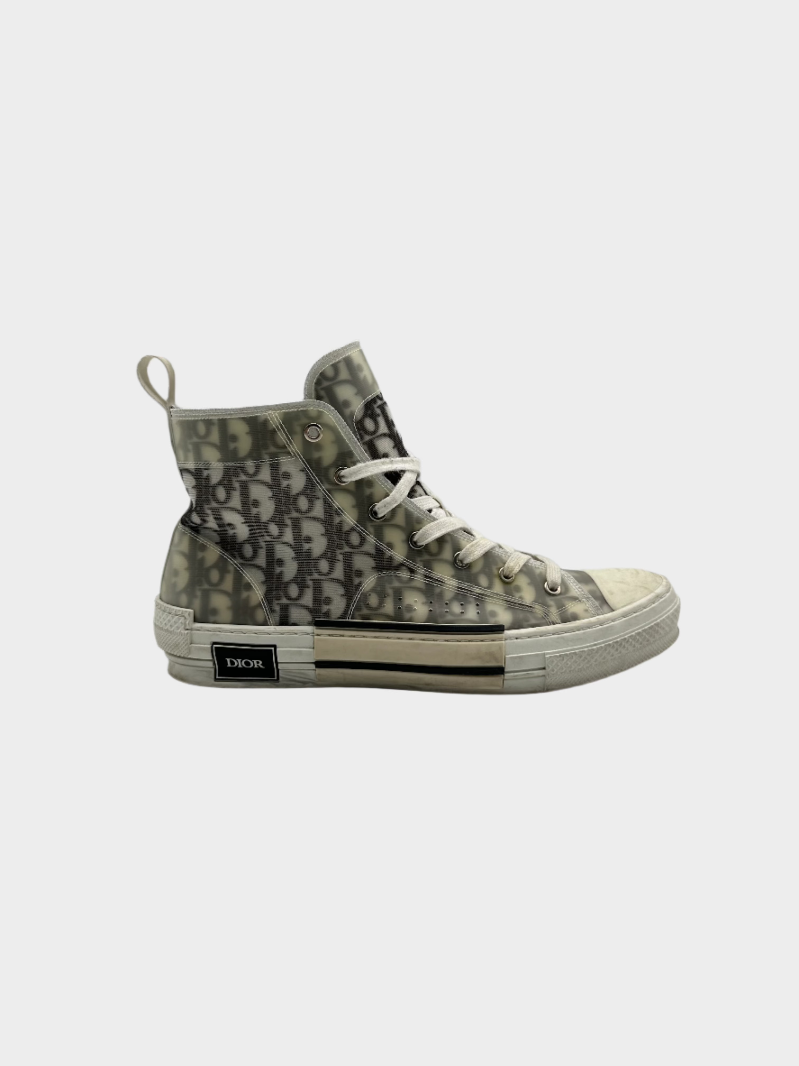 sneakers Dior B23 grigie, Dior alte trasparenti, scarpe Dior Oblique uomo, scarpe alte Dior originali, streetwear di lusso