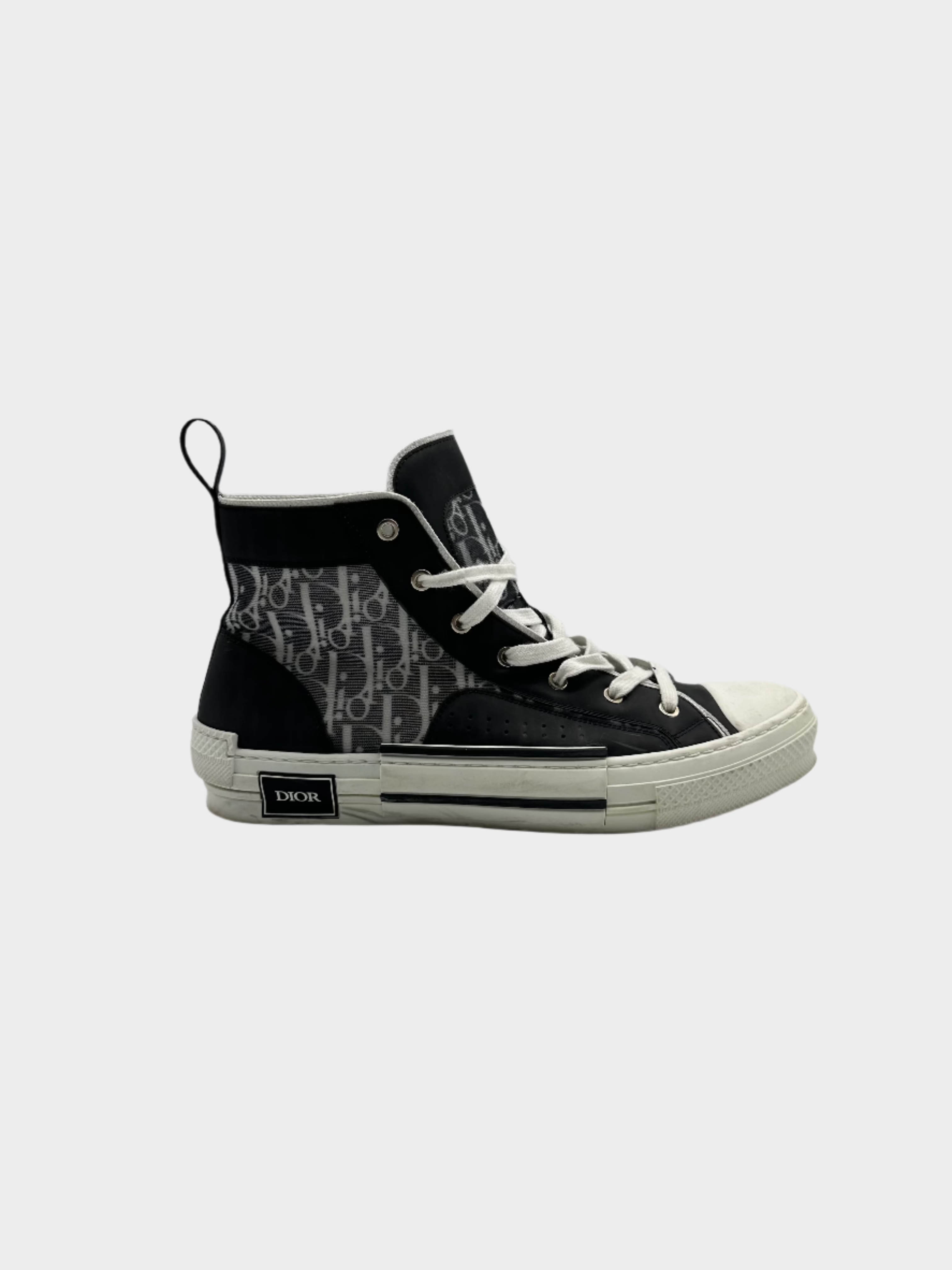 sneakers Dior B23, Dior B23 nere, sneakers alte Dior uomo, Dior Oblique nere, Dior high top, Dior B23 originali