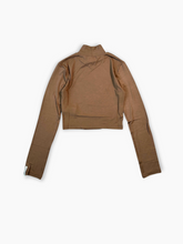 Dolcevita Crop Tortora In Viscosa - Marrone | dBlank