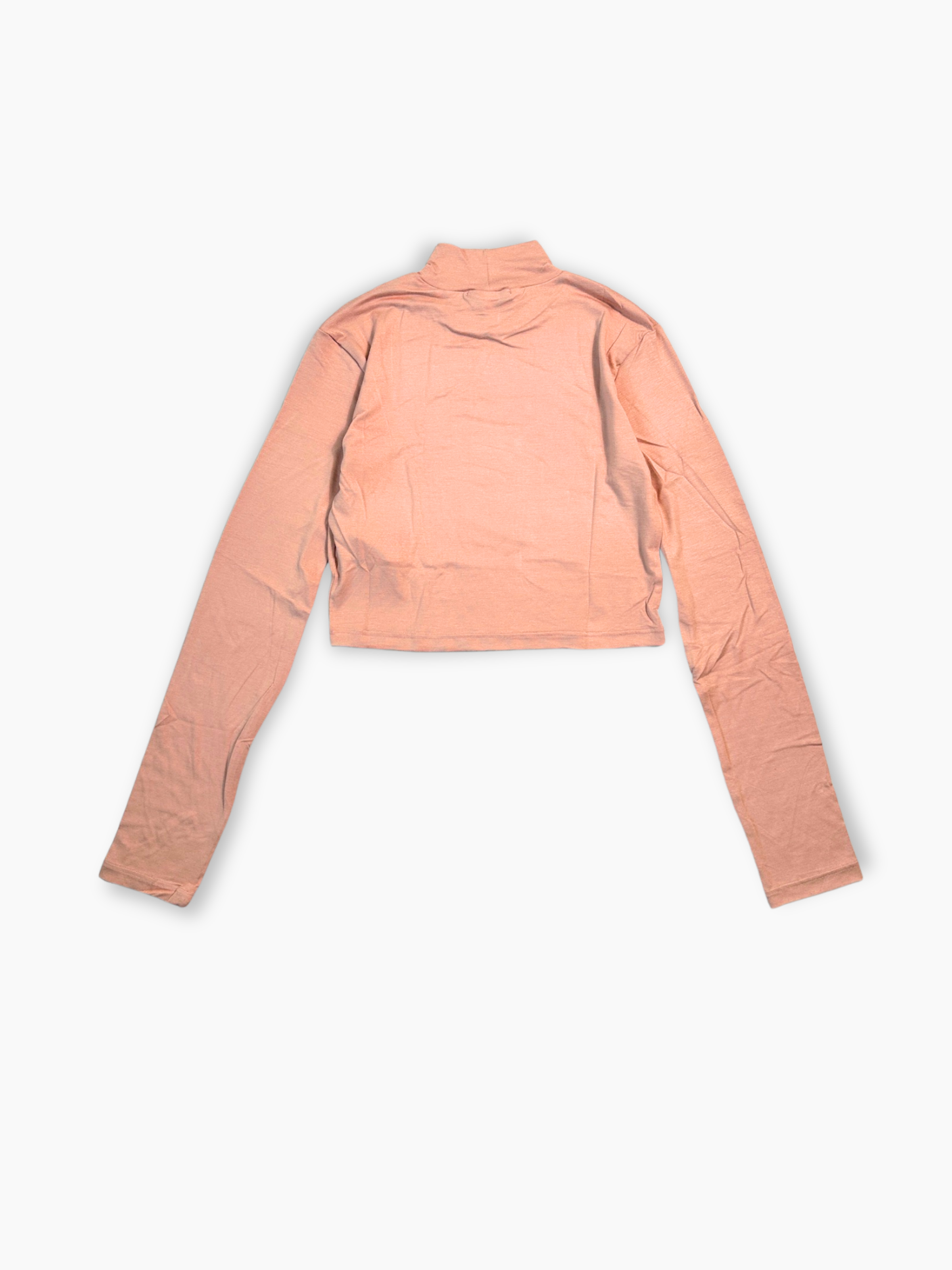 Dolcevita cropped rosa in viscosa Hinnominate con collo alto