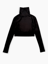 Dolcevita Cropped Nero In Viscosa - Nero | dBlank