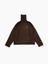 Maglia Dolcevita Moro Con Stampa Flock - Marrone | dBlank