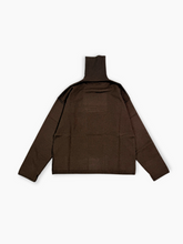 Maglia Dolcevita Moro Con Stampa Flock - Marrone | dBlank