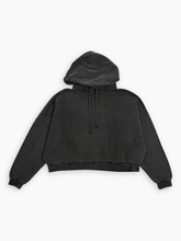 Felpa Faded Black Con Cappuccio - Grigio | dBlank