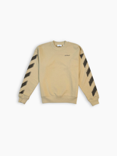 Felpa Beige Pixel Diag Skate Crewmeck - Beige | dBlank