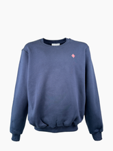 Lounge Crew Logo Navy Sweatshirt -  | Qlhype