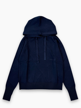 Blue Hoodie with Embroidery -  | Qlhype