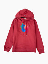 Felpa Mattone Con Cappuccio E Stampa Colorata Muses -  | dBlank