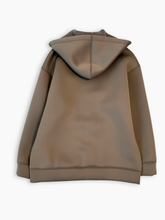 Felpa Fango Con Cappuccio In Neoprene Con Zip E Stampa -  | dBlank