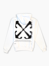 Felpa Bianca Arrow Skate Hoodie - Bianco | dBlank