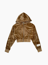 Chenille Hoodie With Zip And Label -  | dBlank