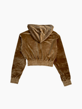 Chenille Hoodie With Zip And Label -  | dBlank