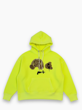 Yellow Sweatshirt with Teddy Bear and Star Hood -  | dBlank