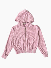 Pink Zip-Up Terry Hoodie -  | dBlank