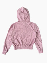Pink Zip-Up Terry Hoodie -  | dBlank