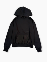 Black Hoodie with Nylon Pocket -  | dBlank