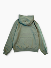 Felpa Verde Con Cappuccio E Banda - Verde | dBlank