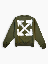 Felpa Verde Spray Arrow Skate Crewneck - Verde | dBlank