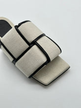 Sandali con motivo intrecciato -  | dBlank