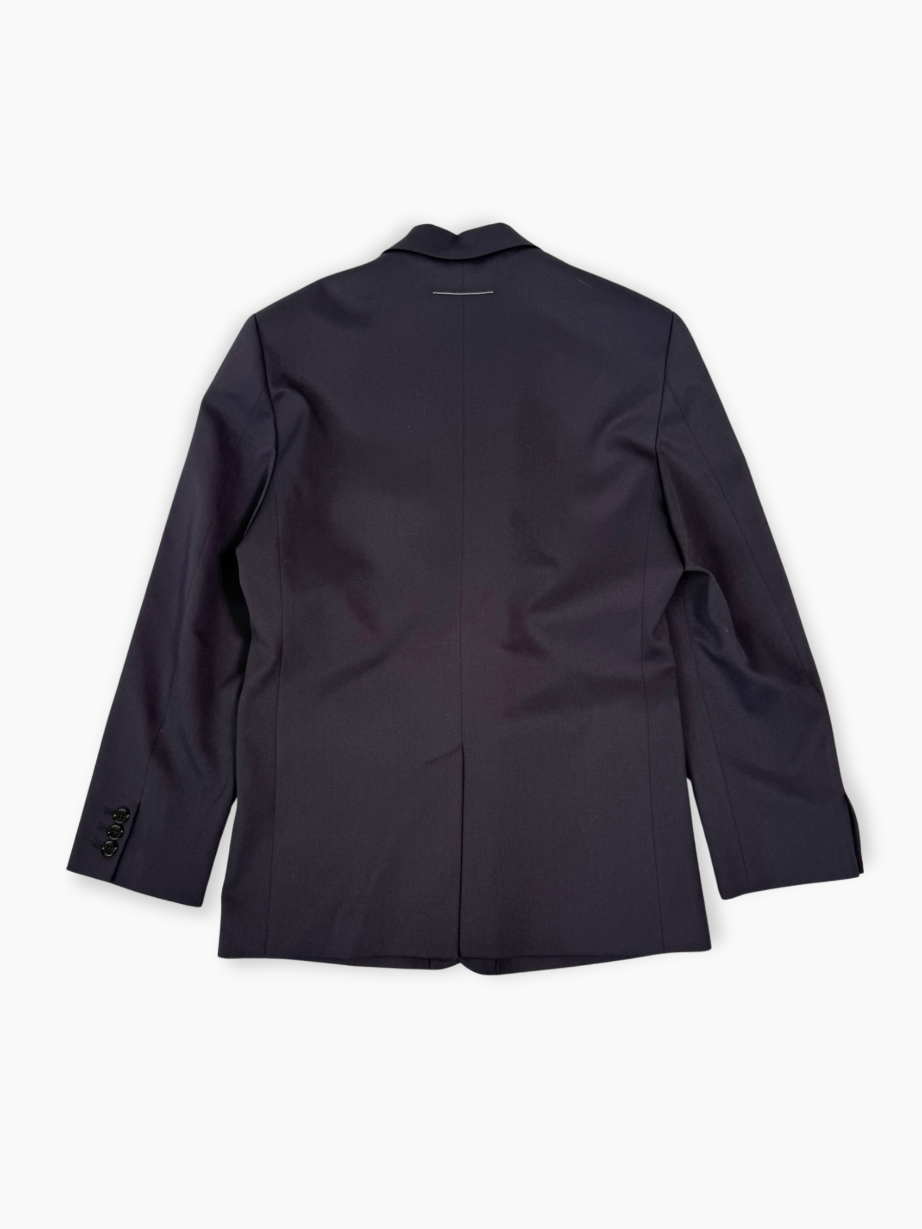 Giacca nera monopetto MM6 Maison Margiela vista posteriore