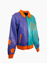 Giacca Multicolor Pelle - Multicolore | Qlhype