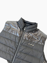 Gilet Nero Imbottito In Piuma Con Zip -  | dBlank