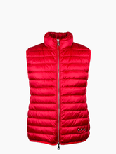 Gilet In Piumino Rosso Da Donna -  | Qlhype