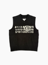 Gilet Nero In Maglia Con Logo -  | dBlank